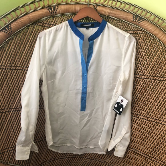 🌹2/30 White Blouse NWT - Picture 1 of 2